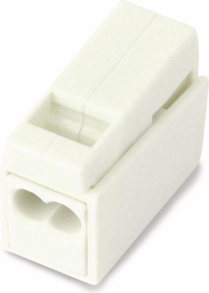 Borne pour luminaire Wago à 2 conducteurs, 0,5-2,5 mm², Image du produit 