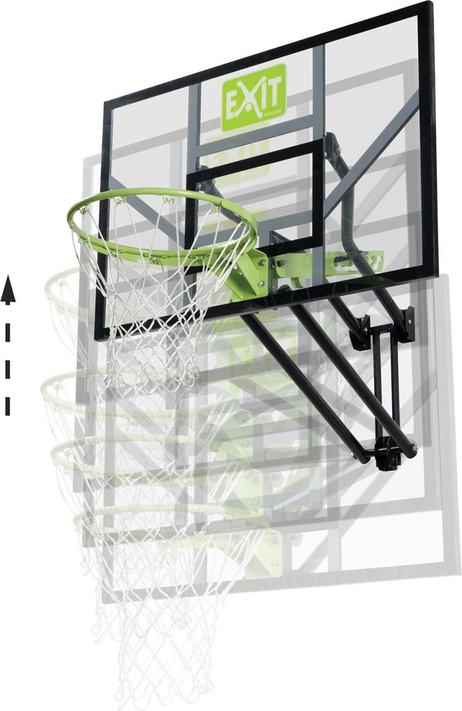 EXIT Galaxy Basketballkorb zur Wandmontage - grün/schwarz Produktbild 3