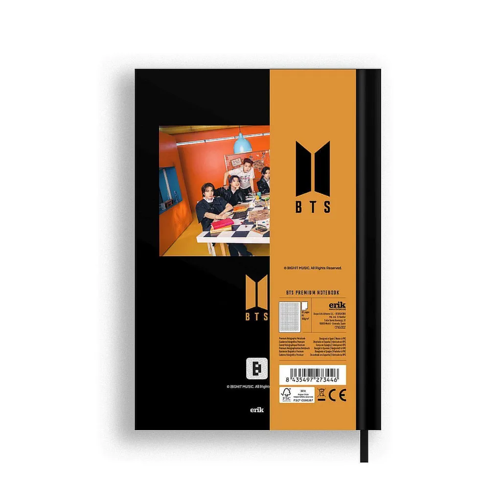 Carnet A5 BTS Premium Erik : Cahier Rigide Haute Qualité pour Notes - 5