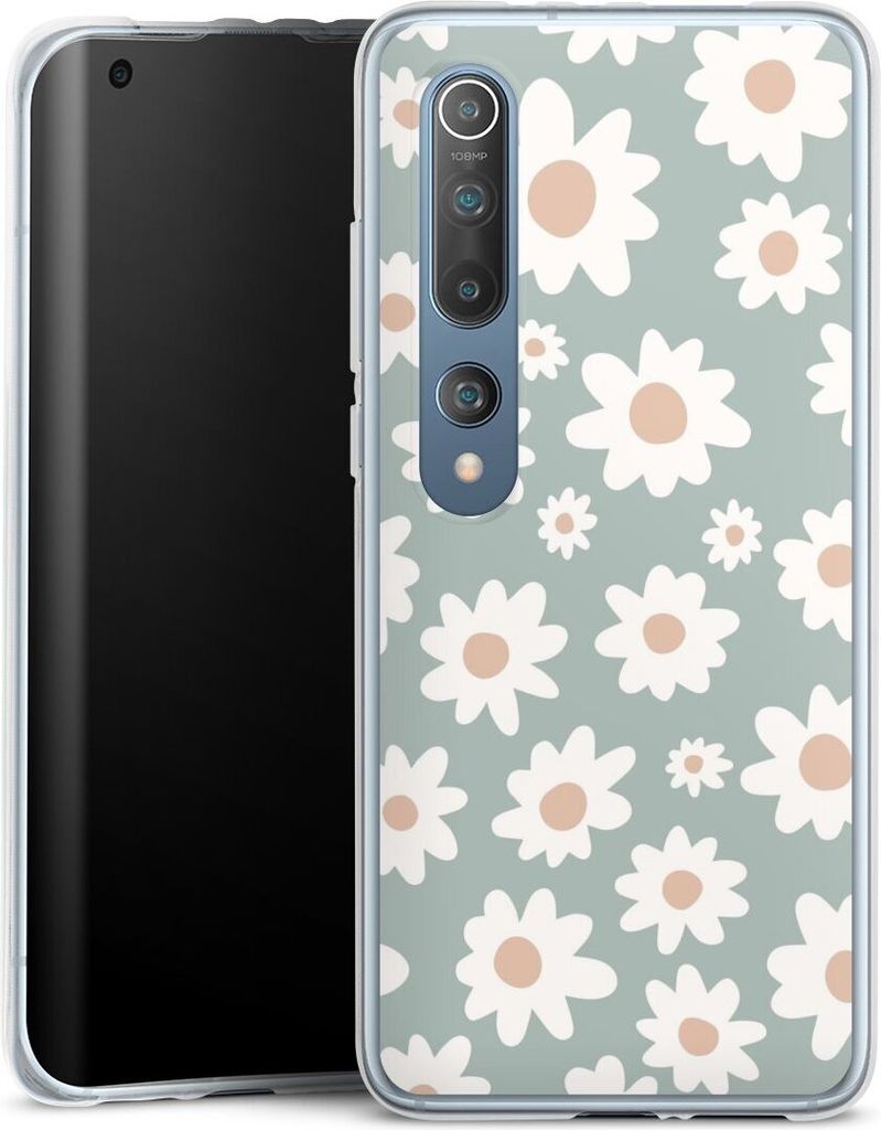 DeinDesign Handyhülle für Xiaomi Mi 10 Silikon Hülle Case Smartphone Schutzhülle Blumen Gänseblume Muster
