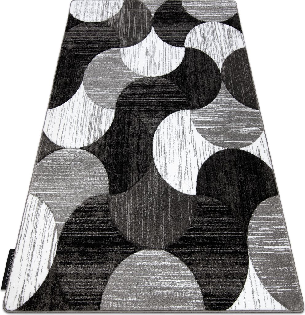 Teppich ALTER Geo Muscheln grau Grau 140x190 cm