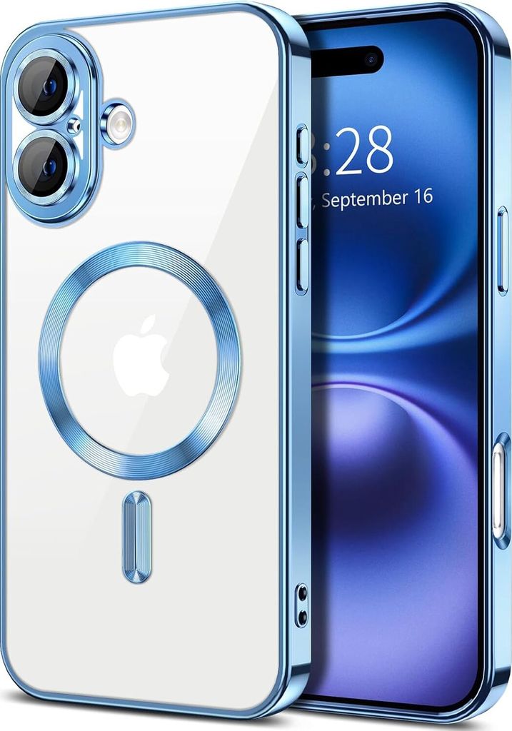 Magnetické čiré pouzdro pro iPhone 16 Plus, kompatibilní s Obrázek produktu 