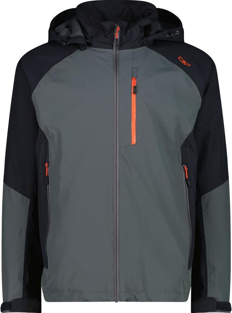 Cmp Man Jacket Zip Hood Grey Grey 48