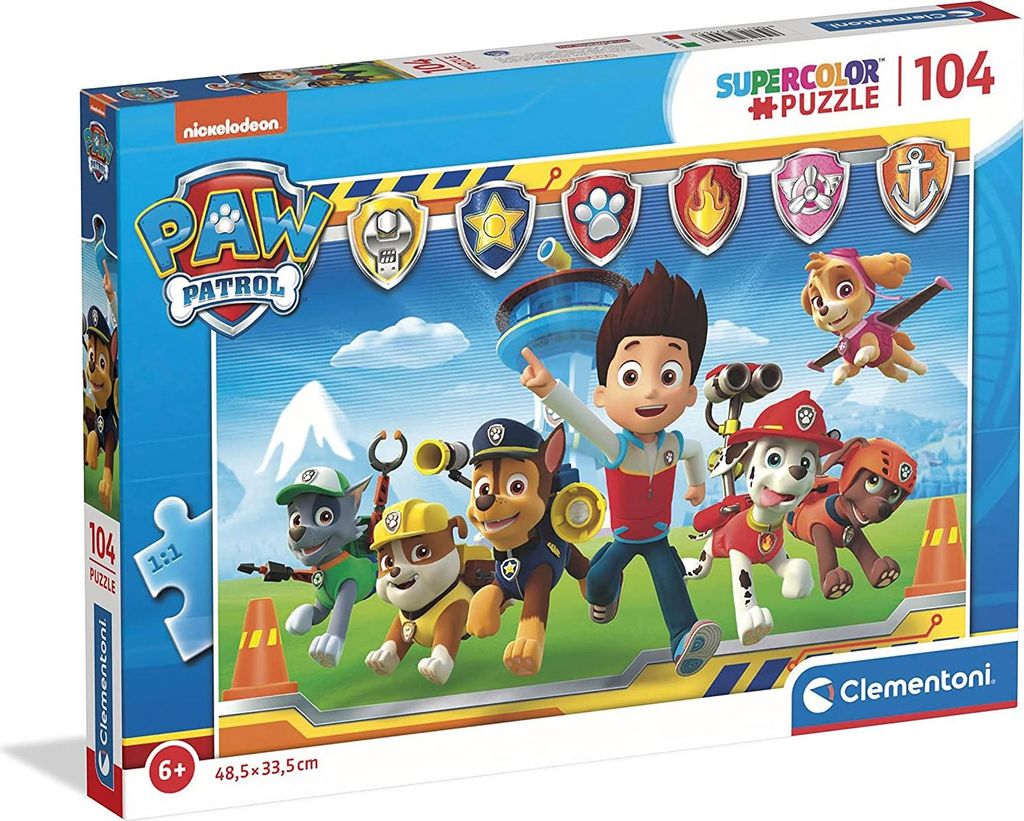 Puzzle CLE 104 SuperKolor Psi Psi Patrol 27945 Immagine del prodotto 