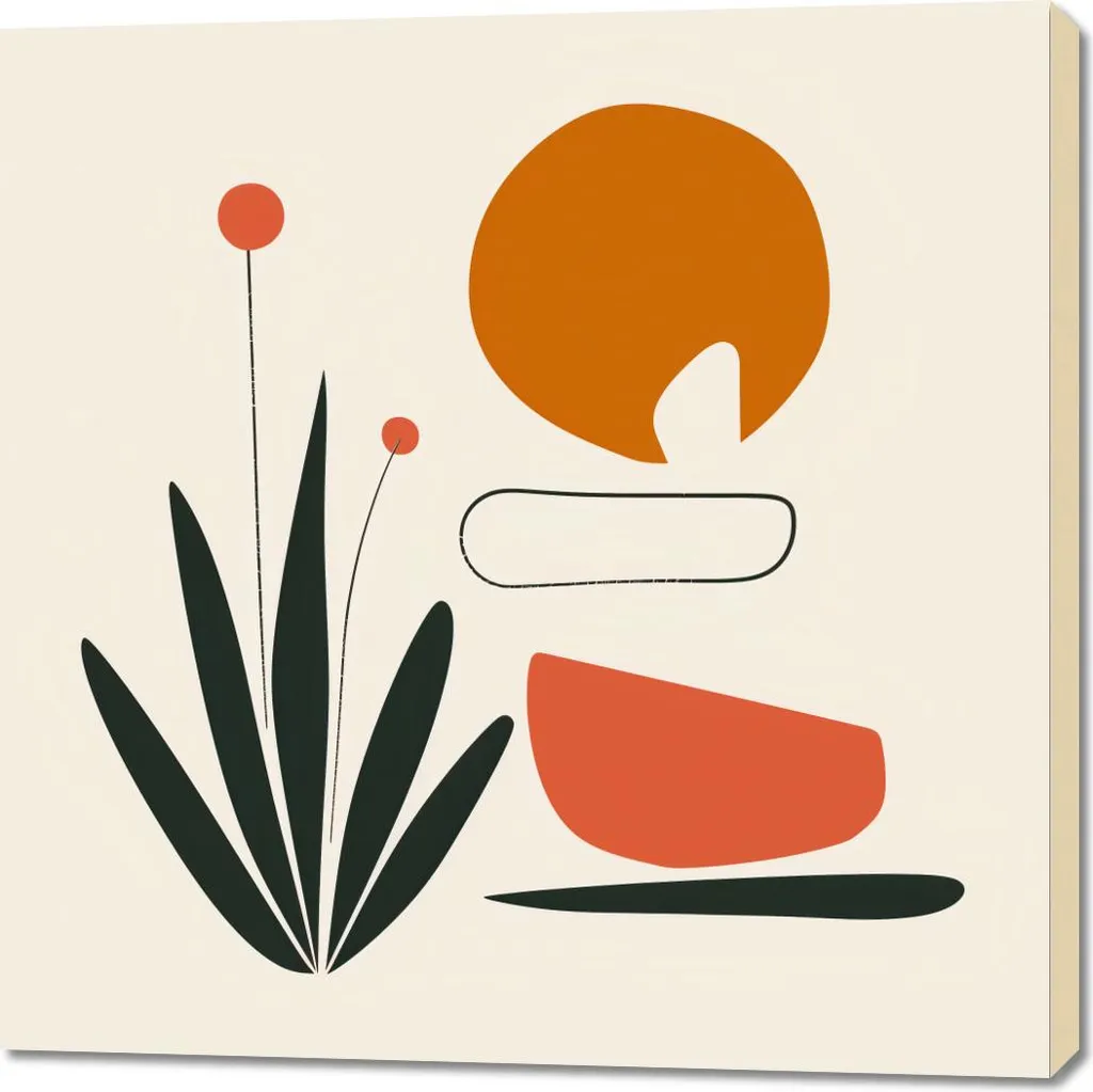 Quadro Astratto Zen 100x100 Moderno - Arte Contemporanea su Tela