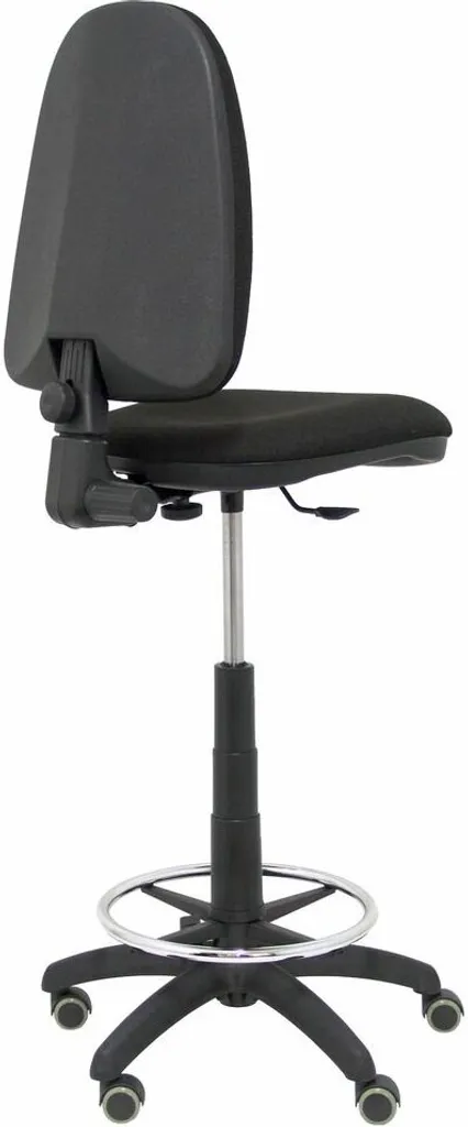 Tabouret de Travail Mobile Ayna Bali Noir - Idéal pour Bureau et Atelier