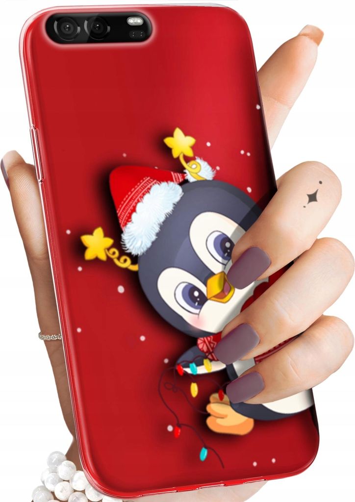 BEDRUCKTE HÜLLEN für HUAWEI P9 HANDYHÜLLEN HANDY SCHUTZ HÜLLE CASE SILIKON MUSTER WEIHNACHTEN SANTA CLAUS CHRISTMAS
