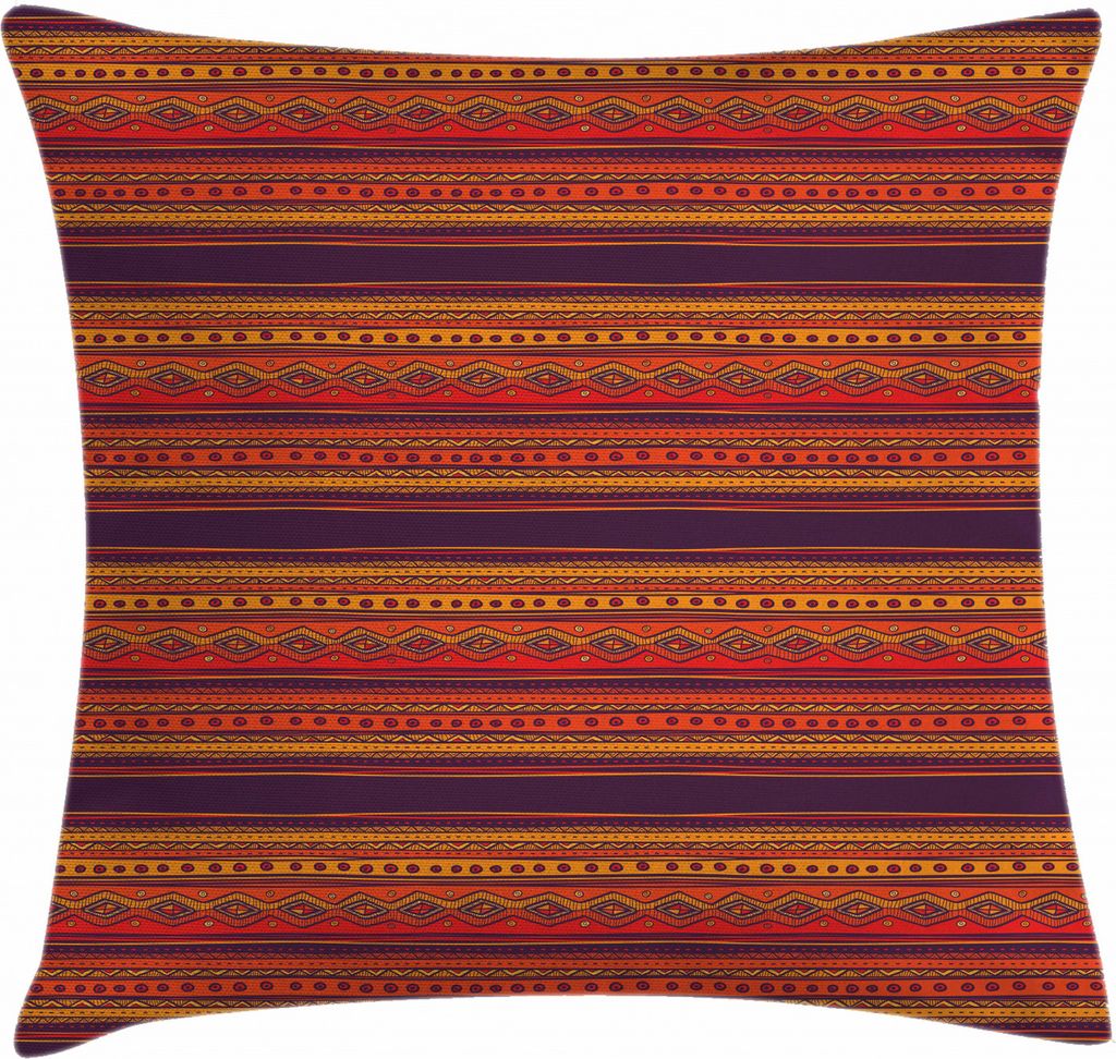 ABAKUHAUS Ethno Boho Kissenbezug, Abstrakte Ethno Doodle, Digitaldruck Wasser Resistent Farbfest mit Reißverluß und Waschbarer Kissenhülle, 60 x...