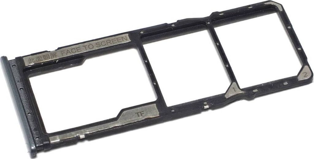 Simkartenhalter passend für Xiaomi Redmi 10, Dual Nano-SIM + micro-SD Speicherkartenfach, Originalersatz, Grau