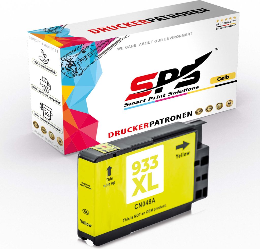 933XL Tintenpatrone Kompatibel für HP Officejet 7610 | 1x Gelb