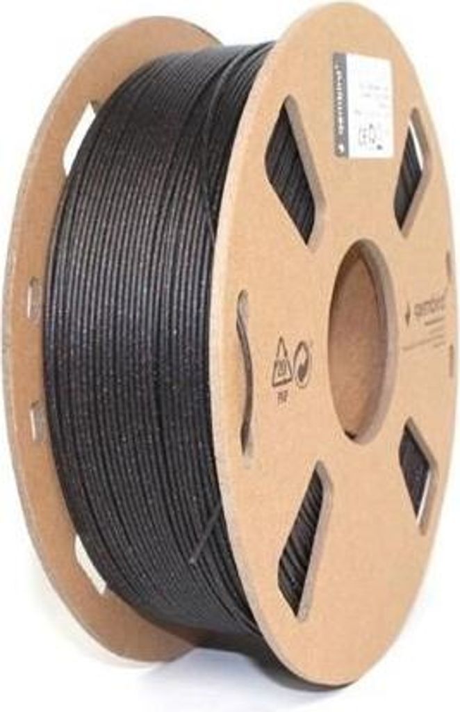 gembird Filament, PLA äGalaxyô schwarz, 1,75 mm, 1 kg