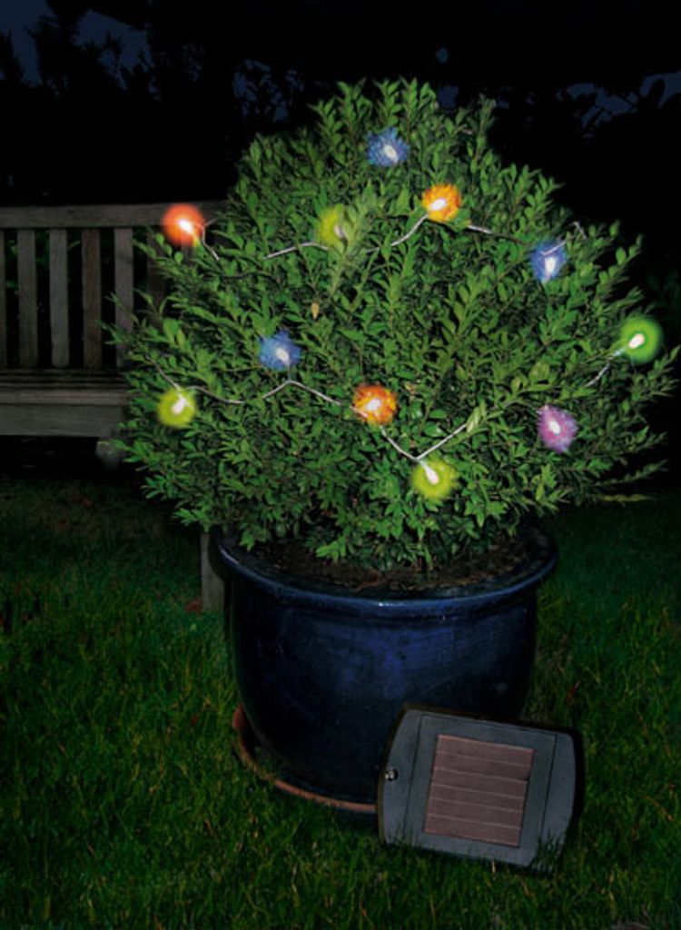 SolarCosa Solar-Lichterkette bunt 20 LED Produktbild 
