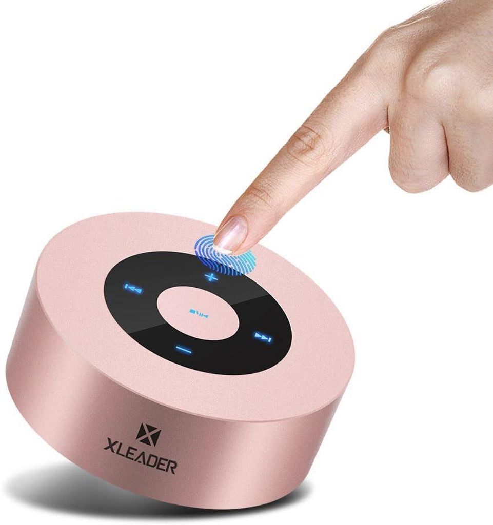 Klein Musikbox mit Smart Touch Mini Bluetooth Lautsprecher Wasserdicht Duschradio Geschenke für Mädchen Jungen Männer Frauen Kinder