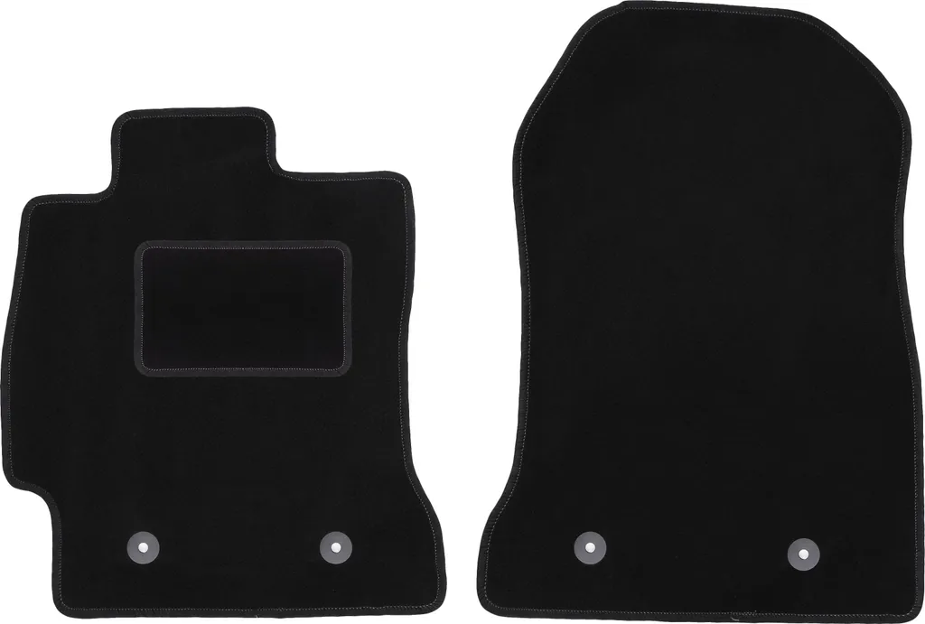 Tappetini anteriori in velluto nero Subaru BRZ | Wielganizator 2 pz