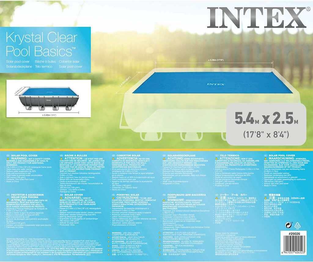 INTEX 28016 - Solární krycí plachta pro rámové bazény Obrázek produktu 10
