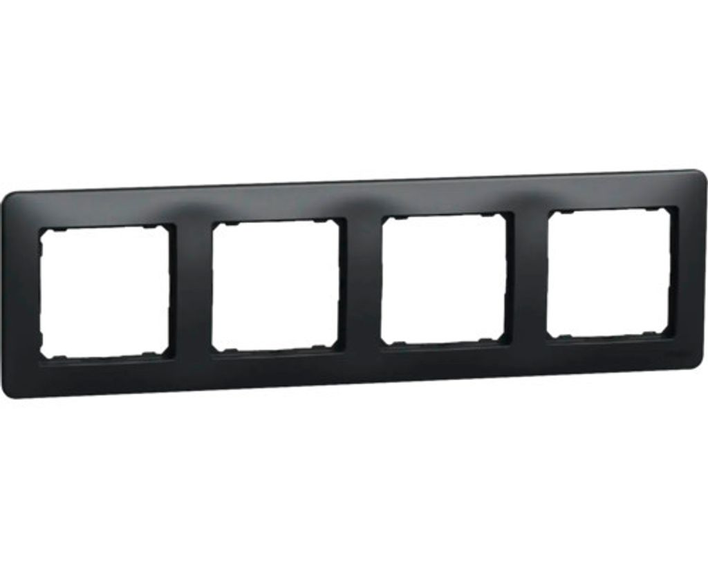 Ramka 4-krotna czarny antracyt Sedna Design SDD314804 Zdjęcie produktu 