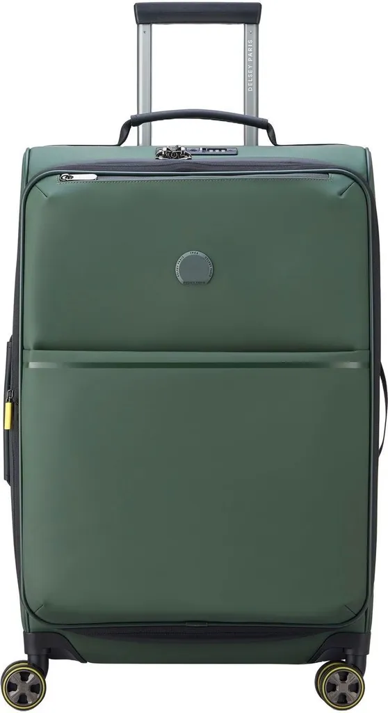 DELSEY PARIS Turenne Soft Valise Trolley 66 cm extensible vert foncé