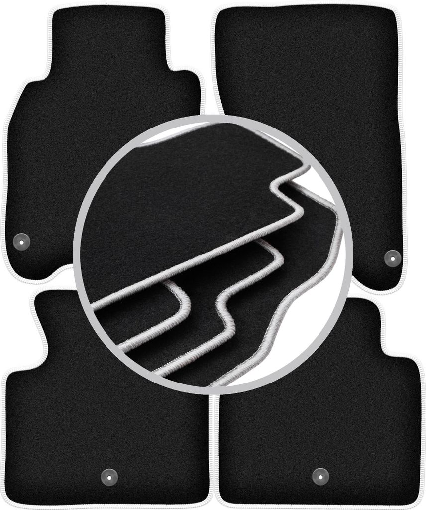 CARLUX-SILVER Autofußmatten für: Infiniti M Hybrid Limousine (2010-)