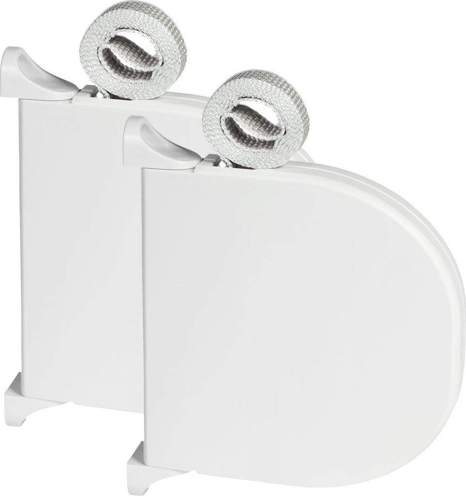 2 x INOVATEC Rollladen Gurtwickler Runddesign weiß Mini 5 m Gurtband