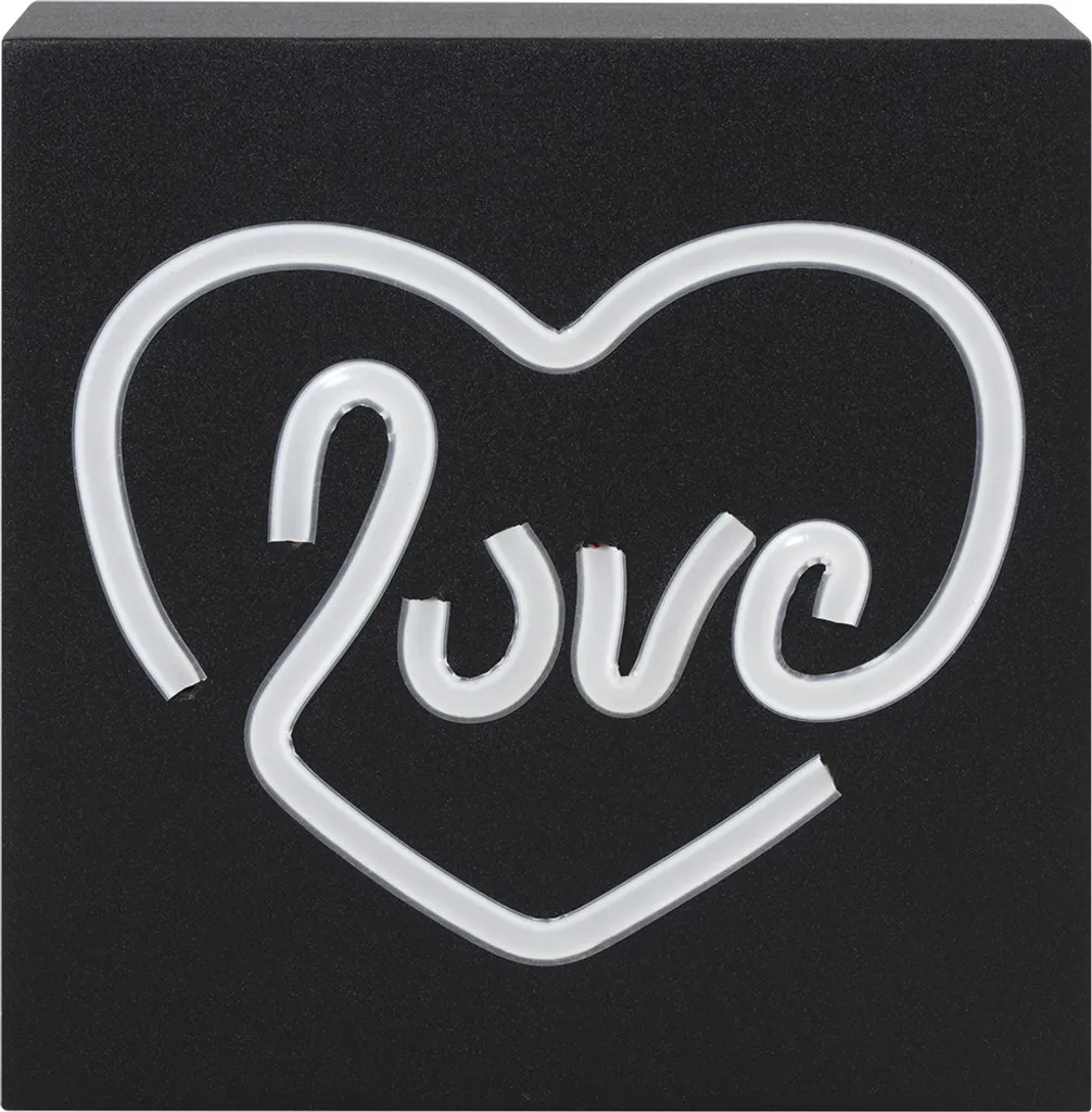 Enceinte Bluetooth néon LOVE S Black Colorblock avec LED rose