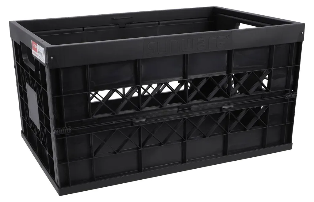 Panier Pliable Renforcé 45L Sunware - Design Robuste 530 x 354 x 284 mm