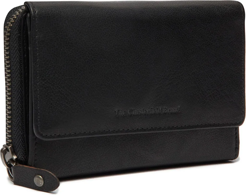 Portafoglio Rhodos RFID Anti-Frode - Pelle Nera Chesterfield Brand