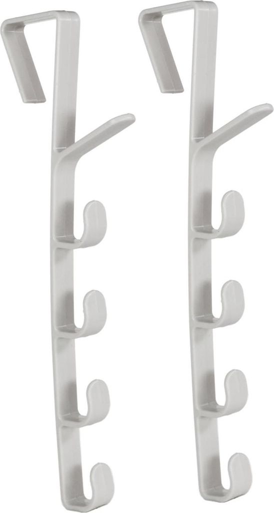 Türgarderobe, 2er Set Türhaken, Kleiderhaken, Handtuchhalter