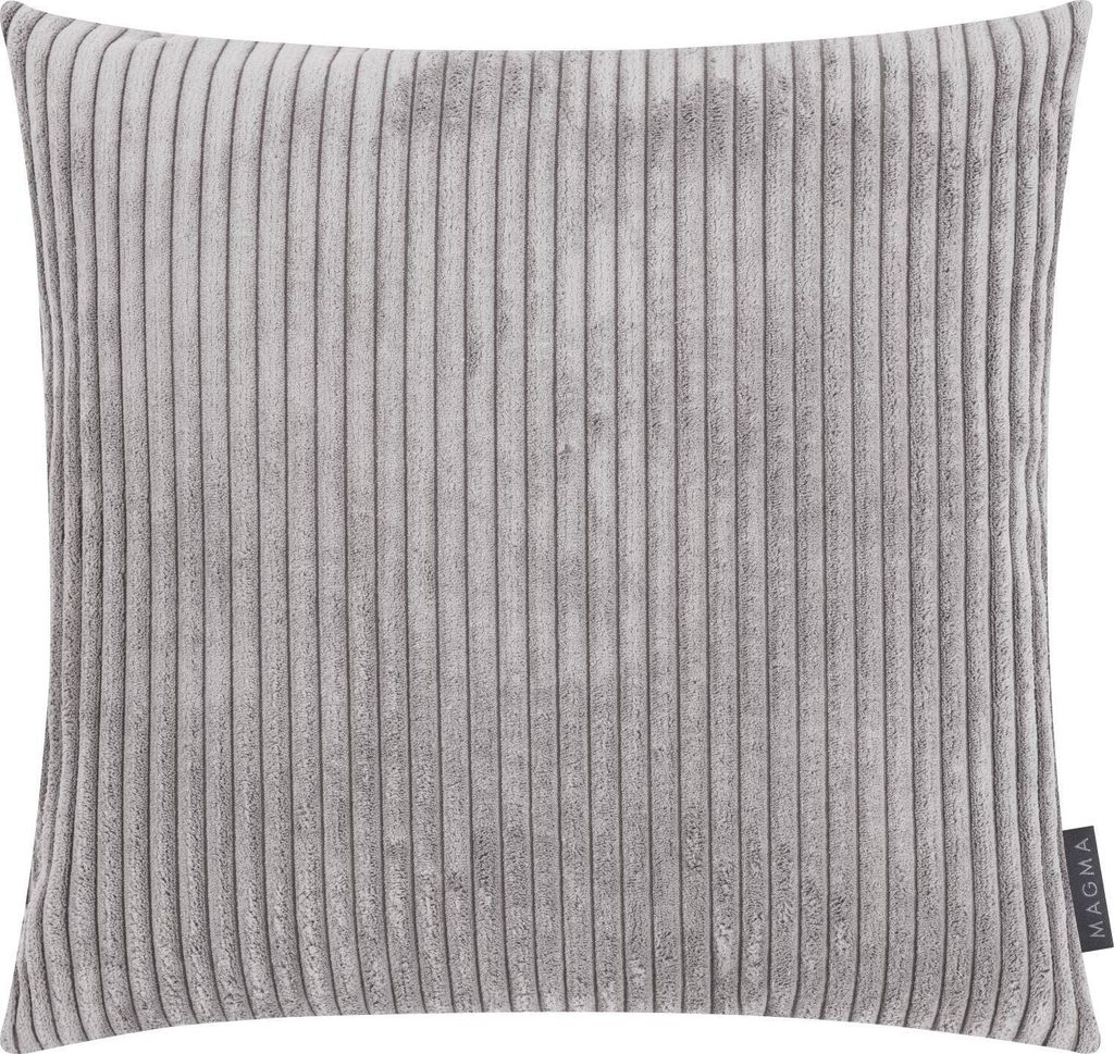 MAGMA Heimtex - Hülle mit RV - SHARA - Grau - 45 x 45 cm Produktbild 