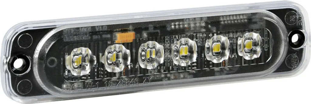 Feu de signalisation LED orange 12/24V multifonction pour camion et remorque