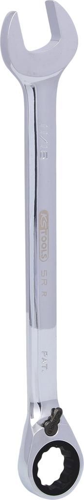 KS TOOLS 503.4688-E GEARplus Ratschenringmaulschlüssel,umschaltbar,11/16", auf Hänger