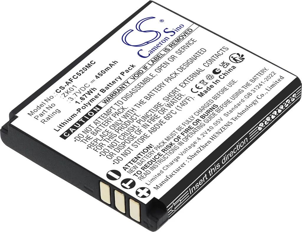 Batteria AgfaPhoto Realishot DC5200 TECHTEK ZK01 - Prezzo Stock!