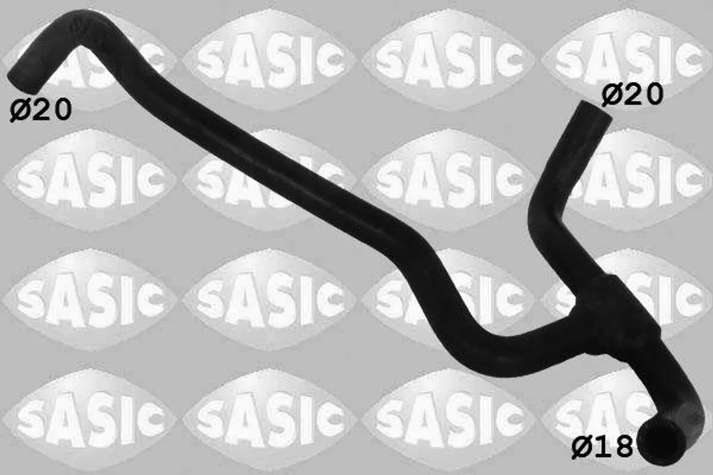 Sasic 3400182 Tuyau de Radiateur OE 6466EW pour Peugeot 206 Essence