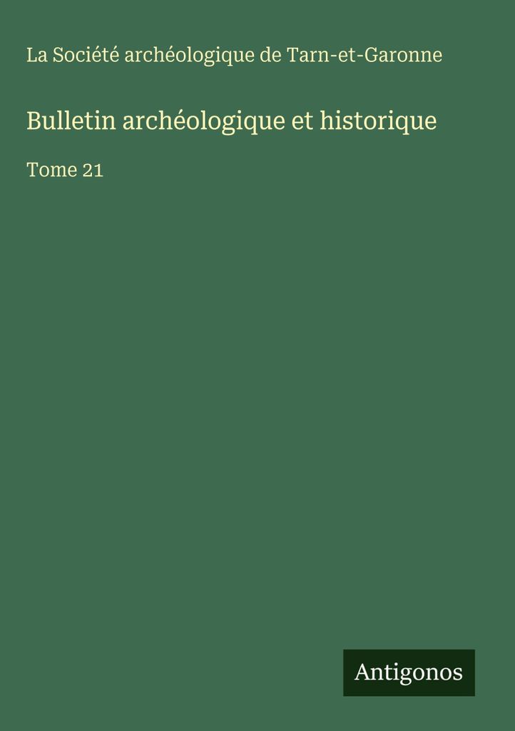 Archäologisches und historisches Bulletin