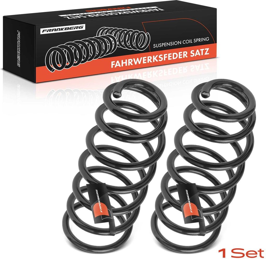 Frankberg 2x Fahrwerksfeder Hinterachse für Citroën Jumpy VF7 Peugeot Expert Tepee VF3X 2007-2016