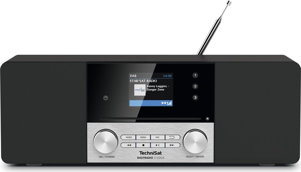 TechniSat DigitRadio 3 VOICE - Système audio - 2 x 10 Watt Image du produit 