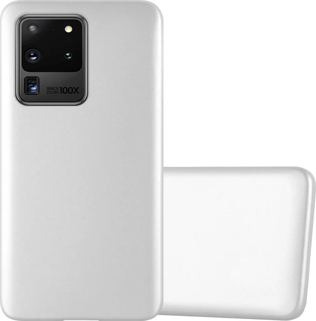 Cadorabo Custodia Samsung S20 Ultra Argento - Cover Silicone TPU Antiurto