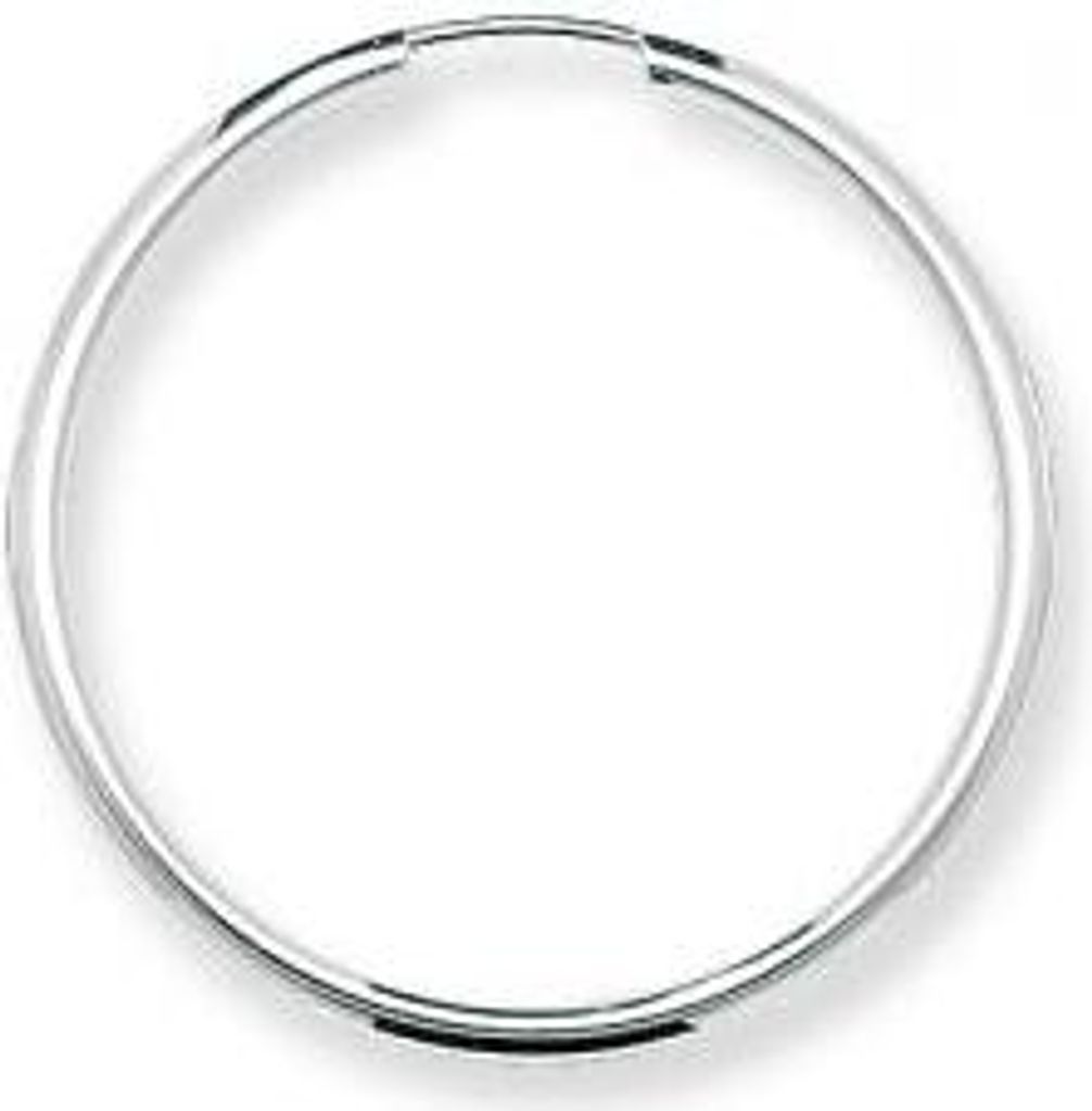 925 Sterling Silber Damen - Paire de créoles - 30mm ; Image du produit 