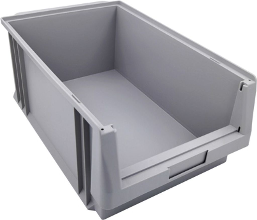 SuperSparSet 8x Sichtlagerbox Classic A | Grau | HxBxT 20x32x50cm | Polypropylen | Sichtlagerbehälter, Sichtlagerkasten, Sichtlagerkastensortiment...