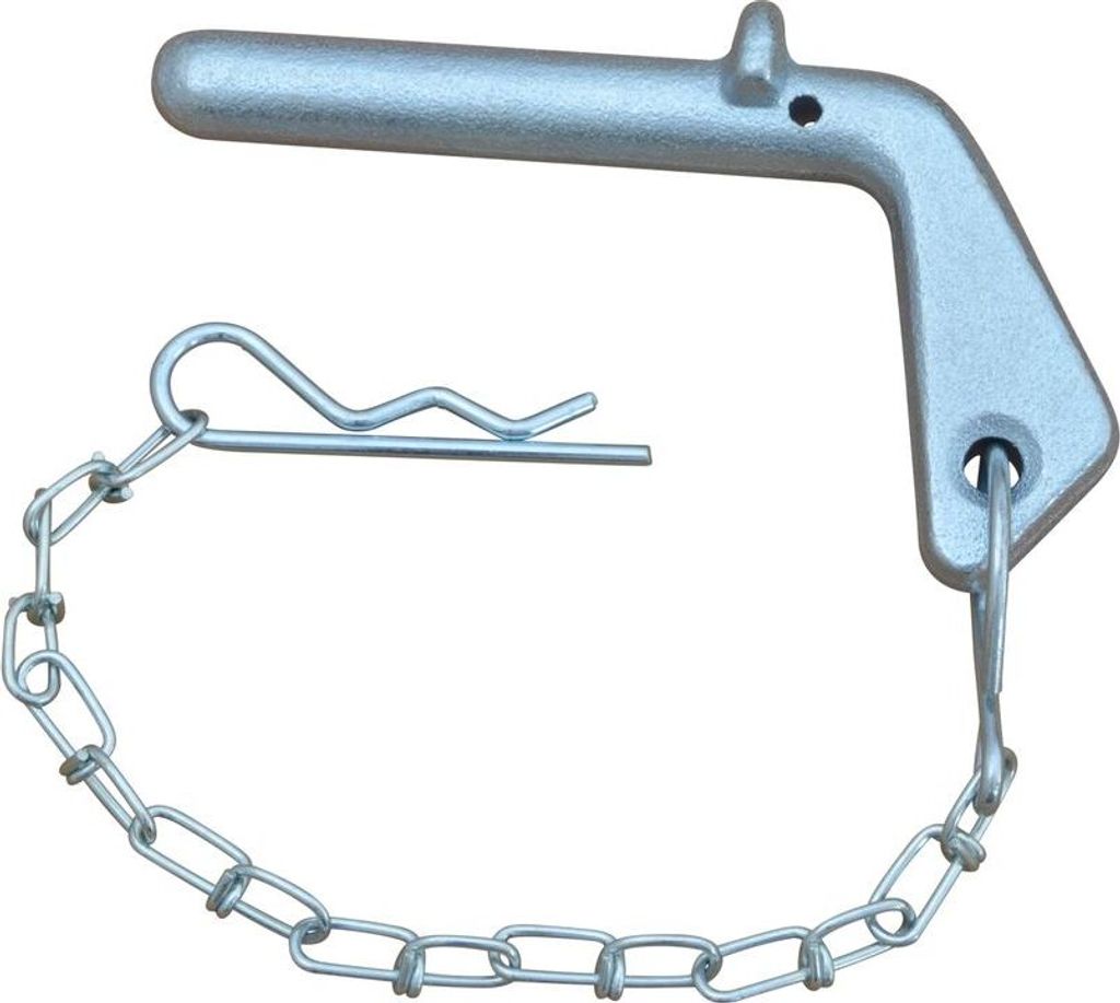 4 Stück - Steckbolzen, Bolzen, Vorsteckbolzen mit Kette und Produktbild 