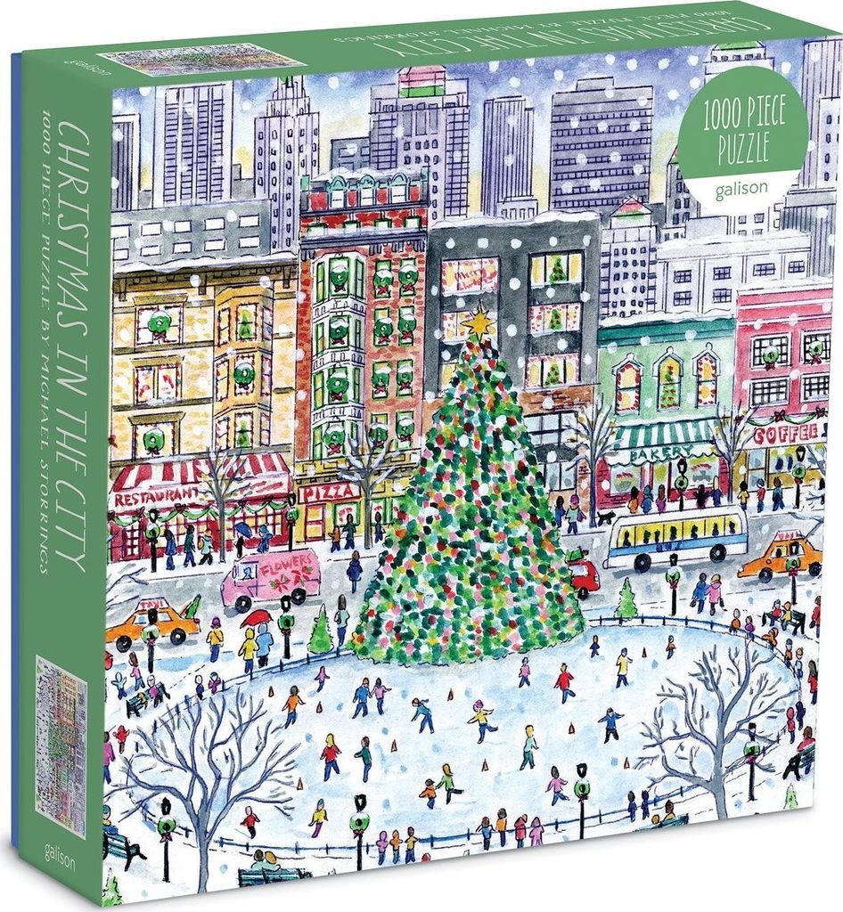 Galison Puzzle Natale in città 1000 pezzi Immagine del prodotto 
