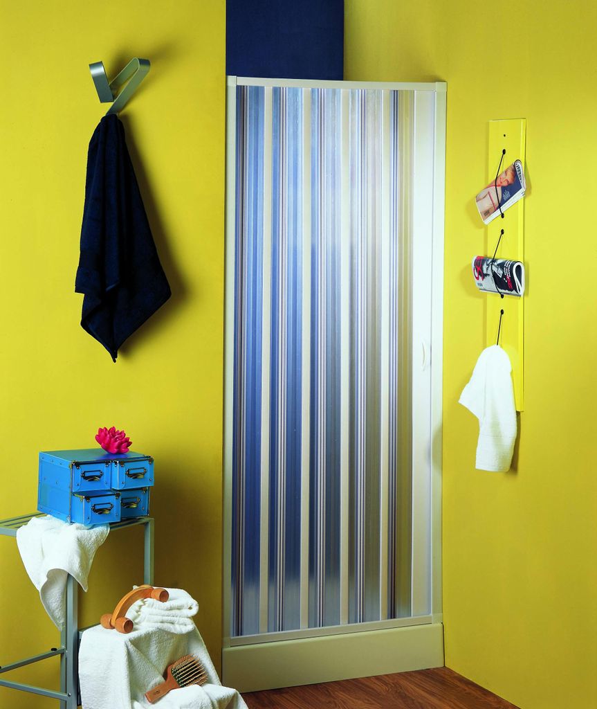 FORTE Falt-Nischendusche "Rimini", 80- 100 x 185 cm Produktbild 