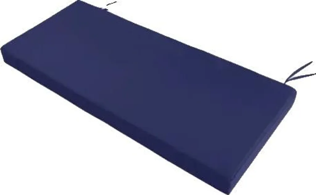 Cuscino Panca Esterno 150x46x8cm Navy Blue - Ricambio Premium Alta Densità