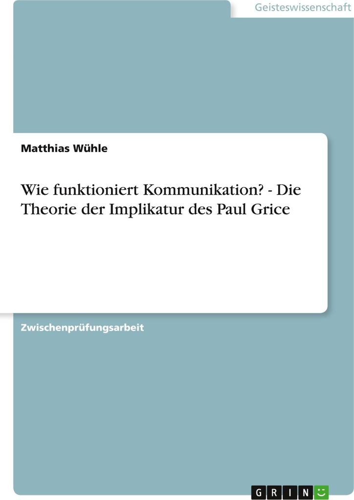 Wie funktioniert Kommunikation - Die Theorie der... Book
