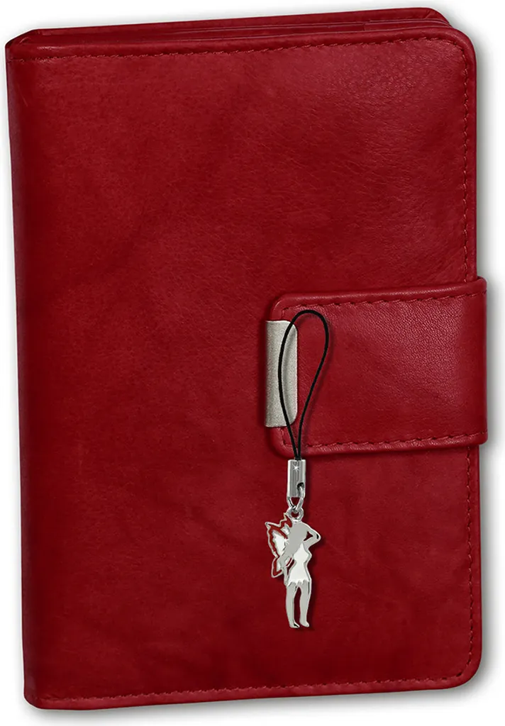 Money Maker Portafoglio RFID Donna Rosso Vera Pelle 13cm D2OPJ701R