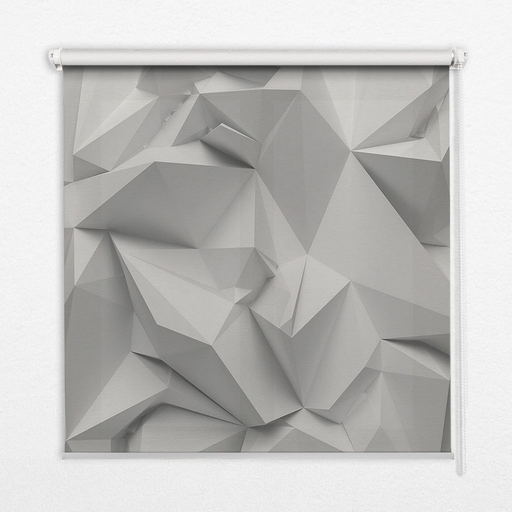 Seitenzug-Rollo Fensterrollo Jalousie - Lichtdurchlässig Springrollos - 130x240 cm - 3D-Papierwand