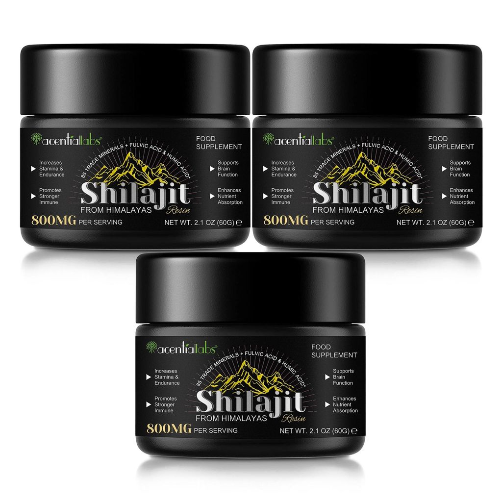Résine Shilajit Himalaya 100 % pure Mumijo 85+ minéraux Image du produit 