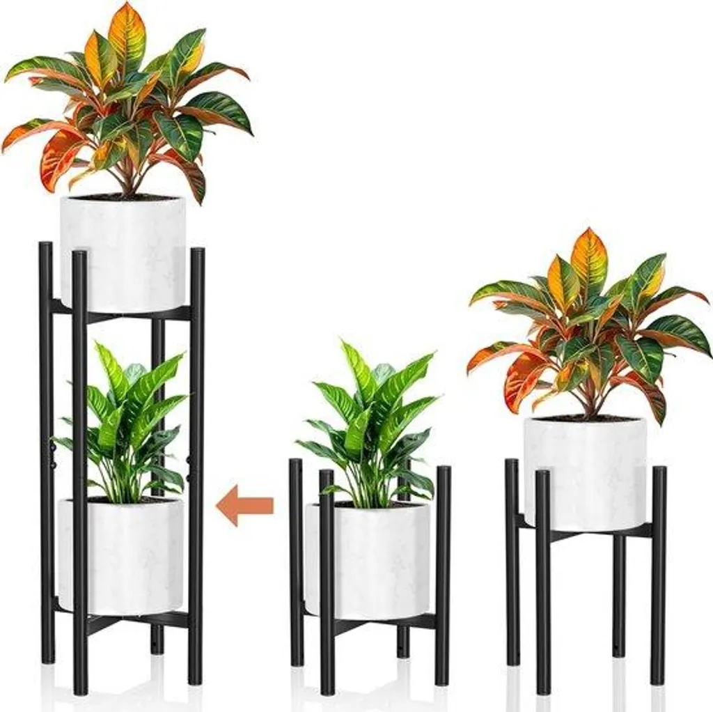 Support Plante Réglable Métal : La Solution pour tous vos Pots de Fleur - 3