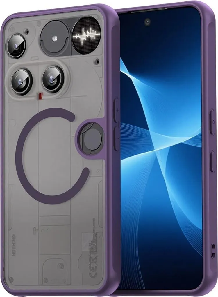 Cover MagSafe Nothing Phone 3 Phonesta Viola Opaco - No Impronte!