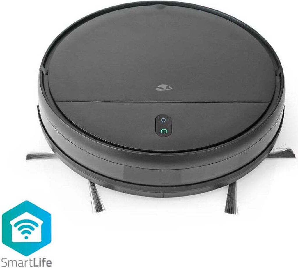 NEDIS WIFIVCR001CBK Roboter-Staubsauger 0,2 l Beutellos Schwarz