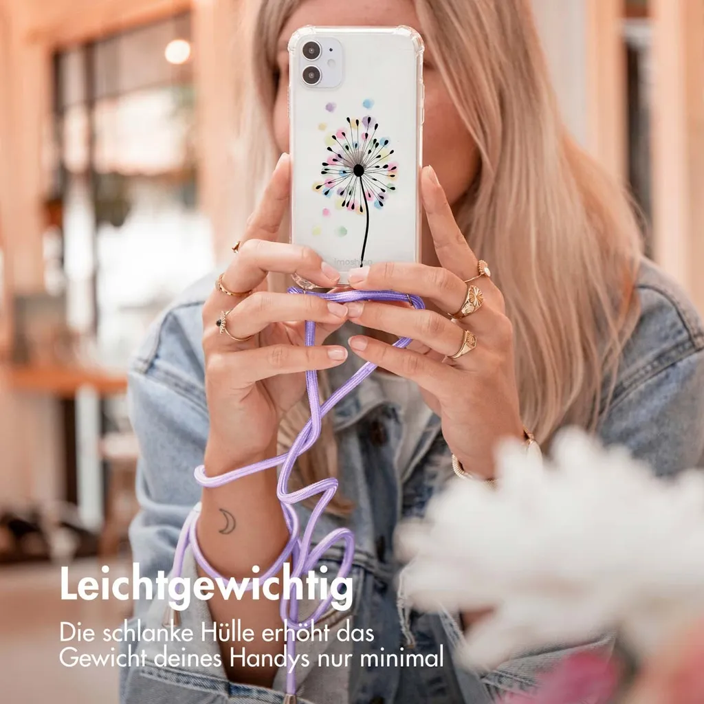 Cover Samsung S21 imoshion Sandstone Dandelion - Tracolla di Design - 5